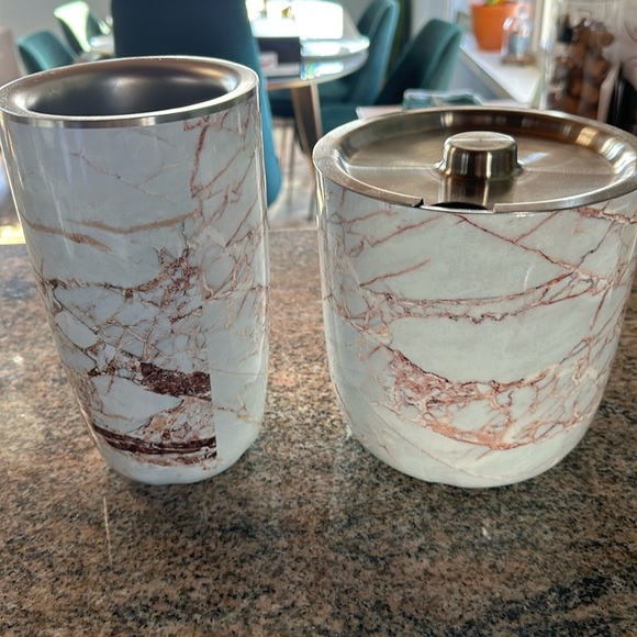 S'well Dining Swell Calacatta Gold Ice Bucket And Wine Chiller